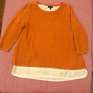 Burnt orange, open linen-backed The Limited